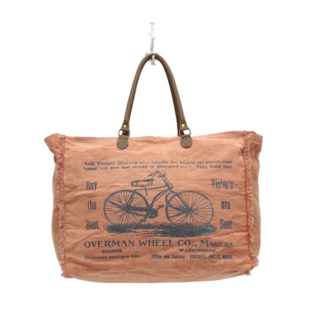 BY-CYCLE PRINT WEEKENDER BAG